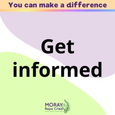 tile saying get informed