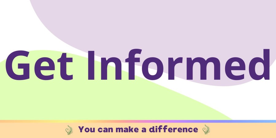 banner saying 'get involved'