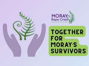 together for moray's survivors campaign graphic